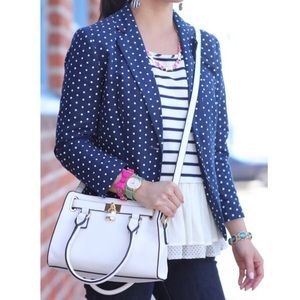 GAP Polka Dot The Academy Blazer